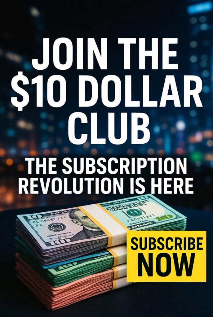 Join the 10 dollar club